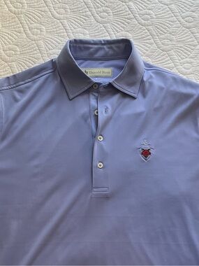 Donald Ross Men's Lavender Performance Polo
